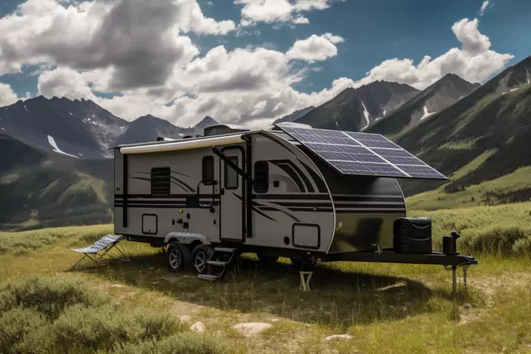 solar power travel trailer campfire discoveries